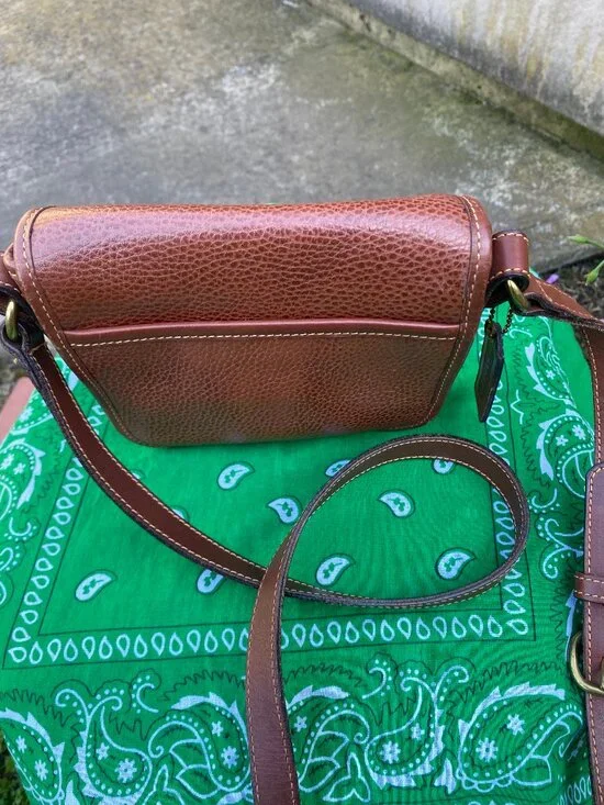 Vintage Coach Sheridan Durham Brown Pebble Leather Mini Crossbody Bag - Picture 4 of 16